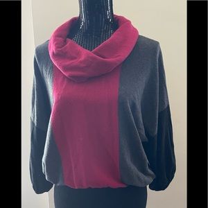 Style &Co Colour Block Cowl Neck Sweater Size 1X